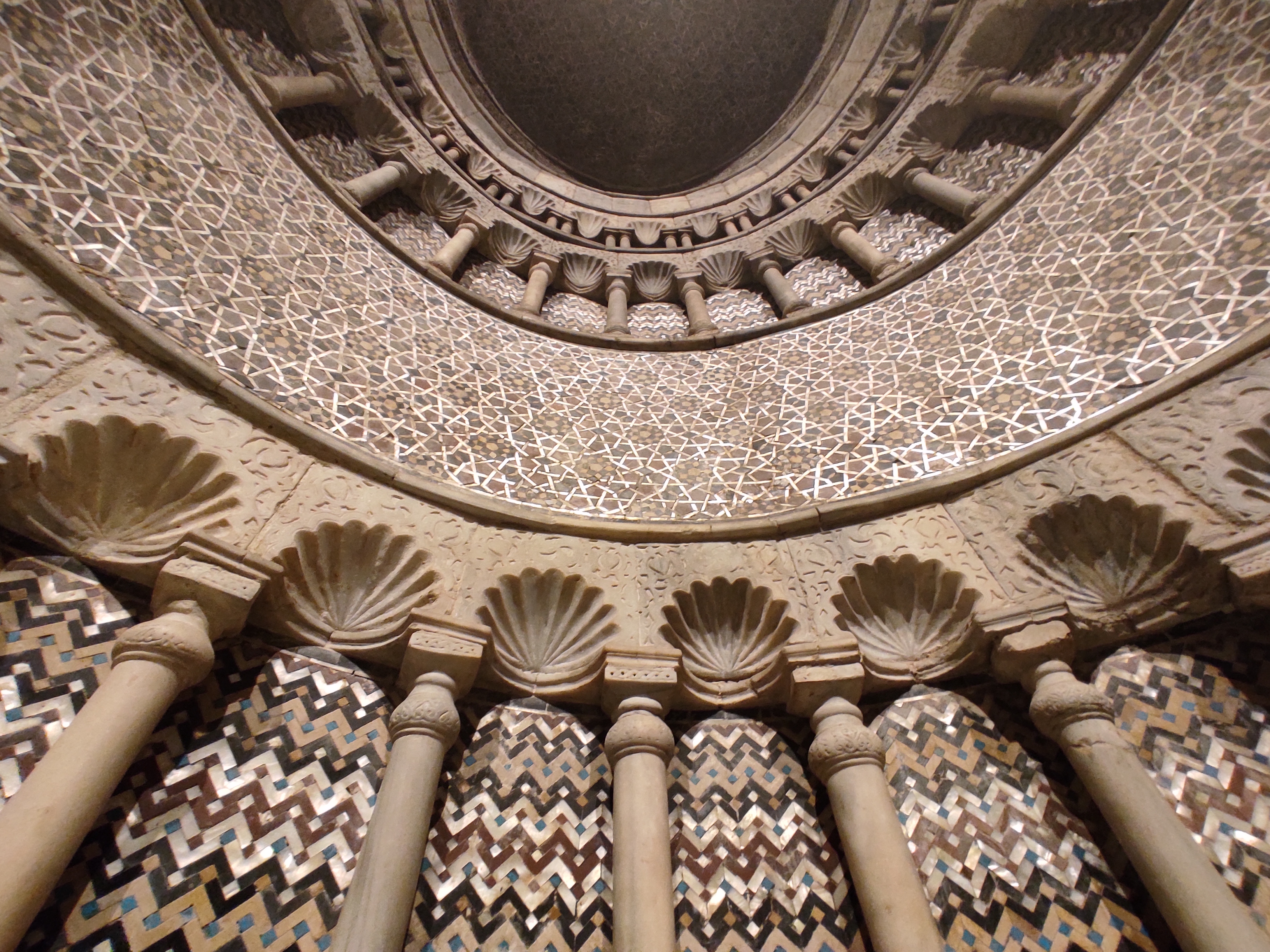 Mosaics and marble detailing