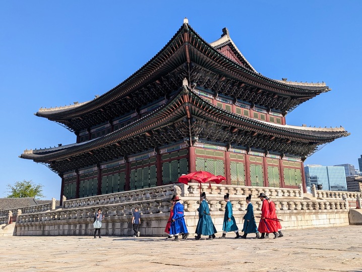 View of Gyeongbokgung Palace
